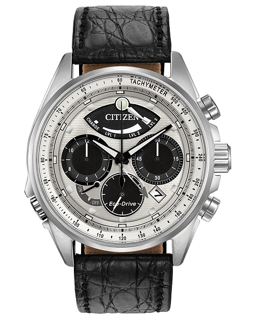 Caliber 2100 Silver Tone Dial Genuine Crocodile Strap AV0060 00A CITIZEN